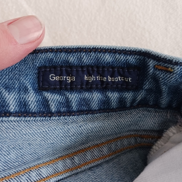 Citizens of Humanity Size 30 Womens Georgia High Rise Bootcut Light Wash Blue - Picture 10 of 13